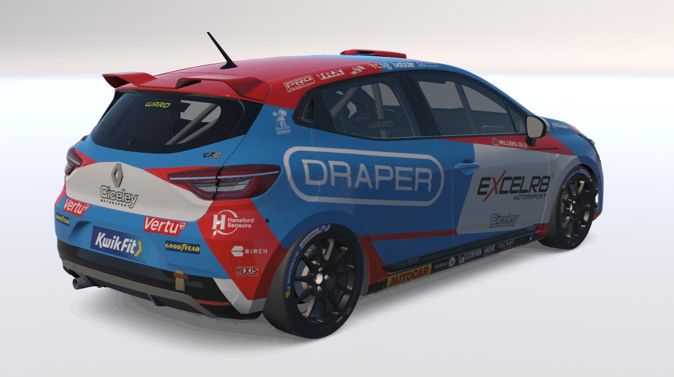 Preview of Adam Morgan - Team Vertu - Clio by David Wardy Ward