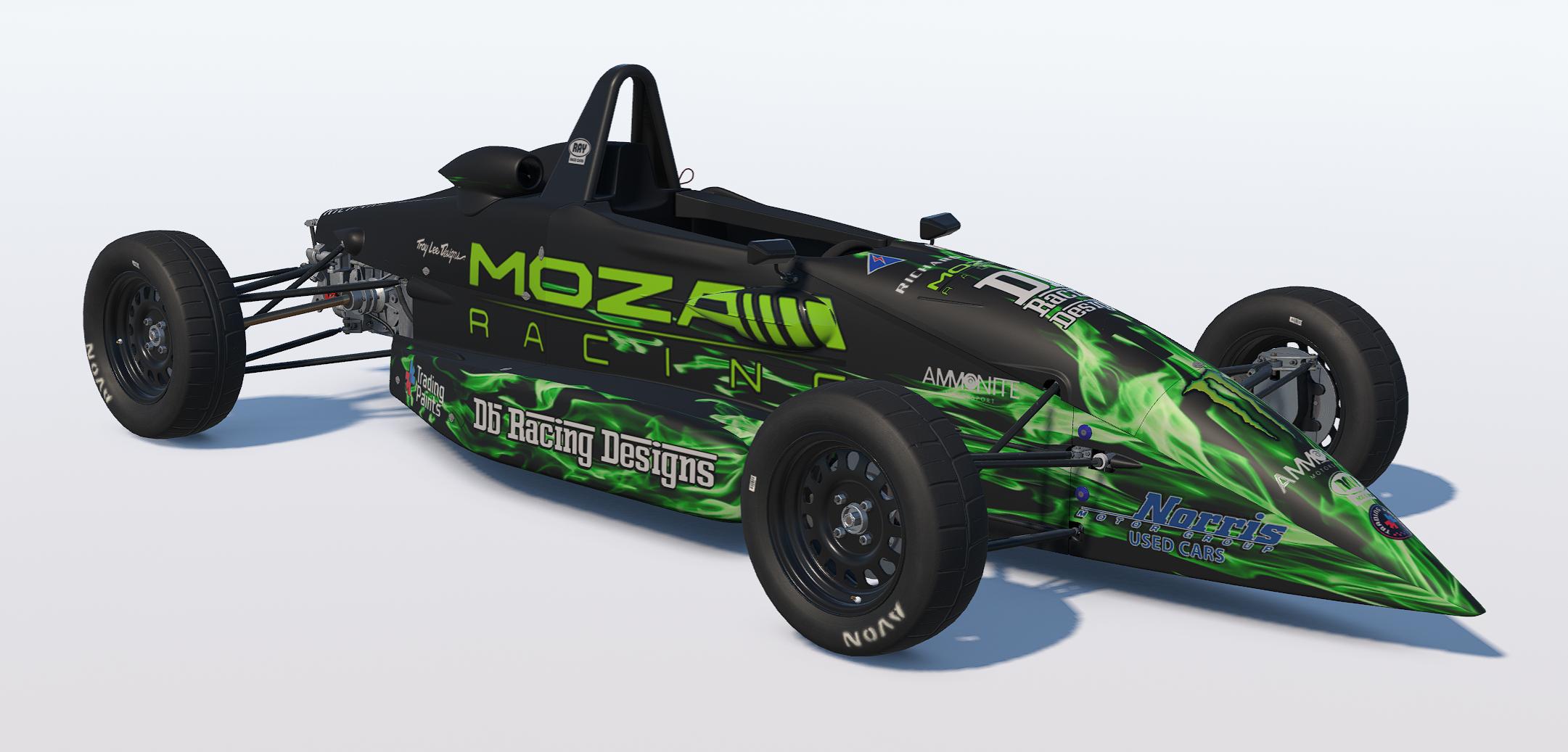 Preview of DB Racing Designs/MOZA Racing/Trading Paints FF1600 Livery by Drew Bennedick