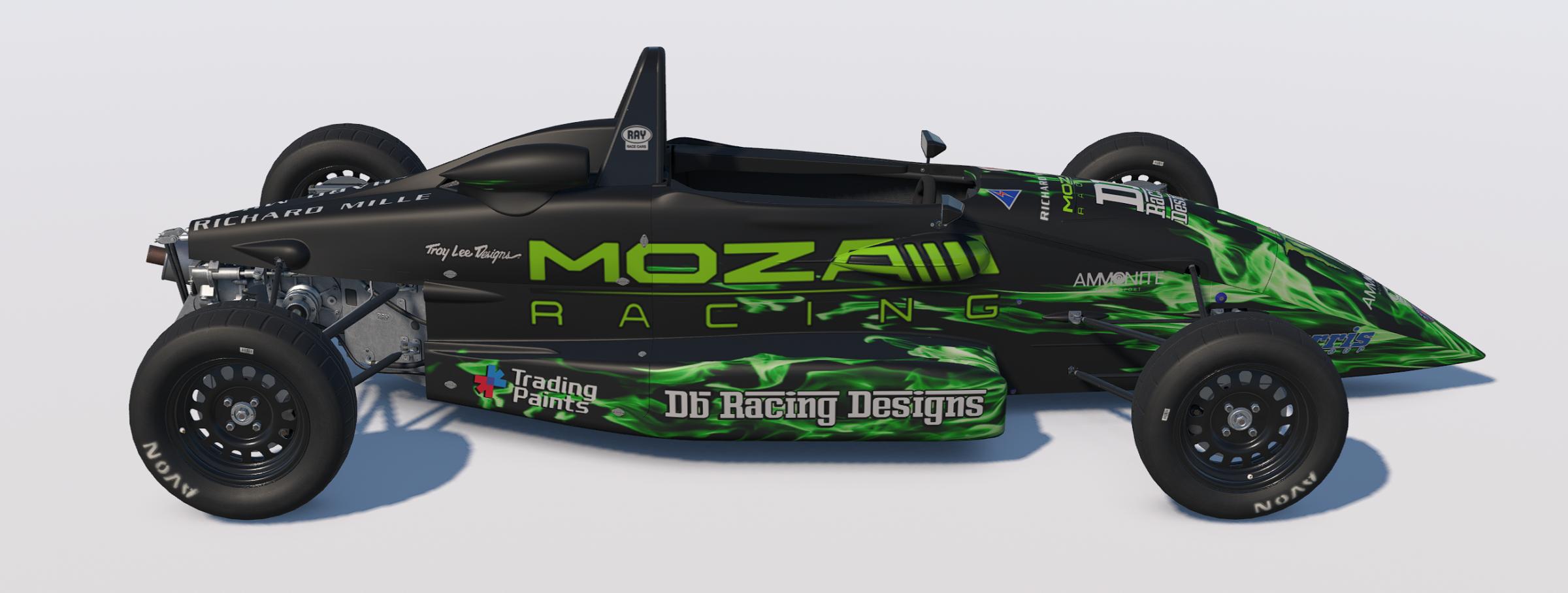 Preview of DB Racing Designs/MOZA Racing/Trading Paints FF1600 Livery by Drew Bennedick