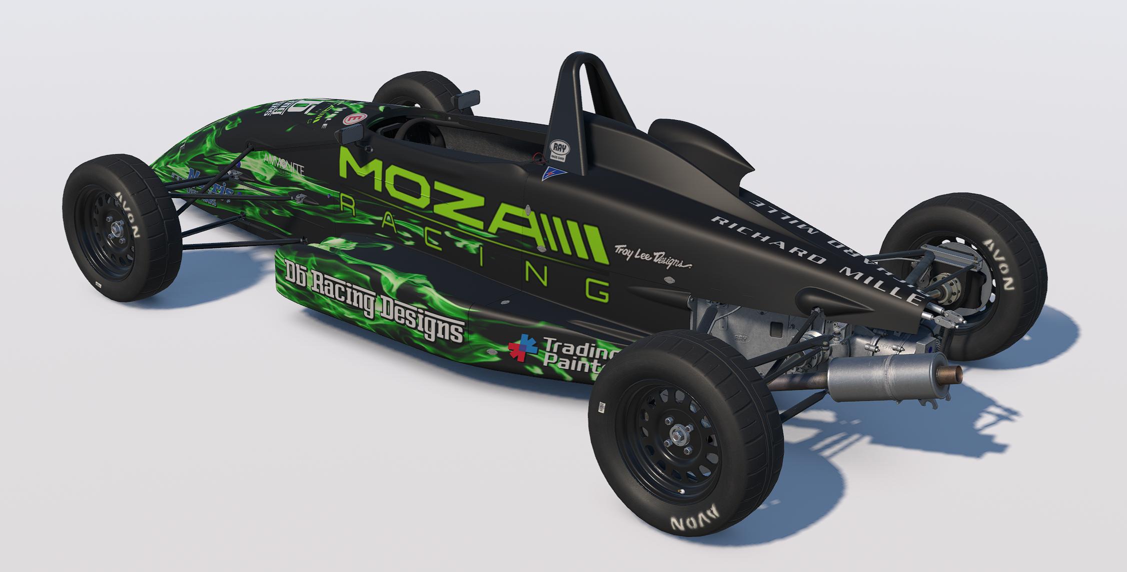 Preview of DB Racing Designs/MOZA Racing/Trading Paints FF1600 Livery by Drew Bennedick