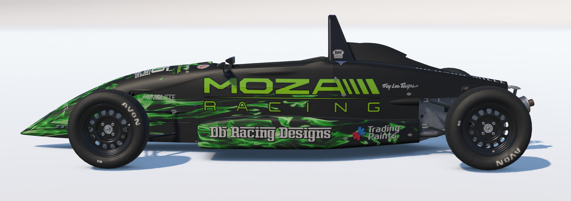 Preview of DB Racing Designs/MOZA Racing/Trading Paints FF1600 Livery by Drew Bennedick