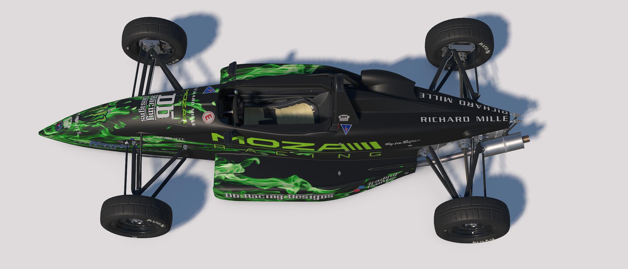 Preview of DB Racing Designs/MOZA Racing/Trading Paints FF1600 Livery by Drew Bennedick
