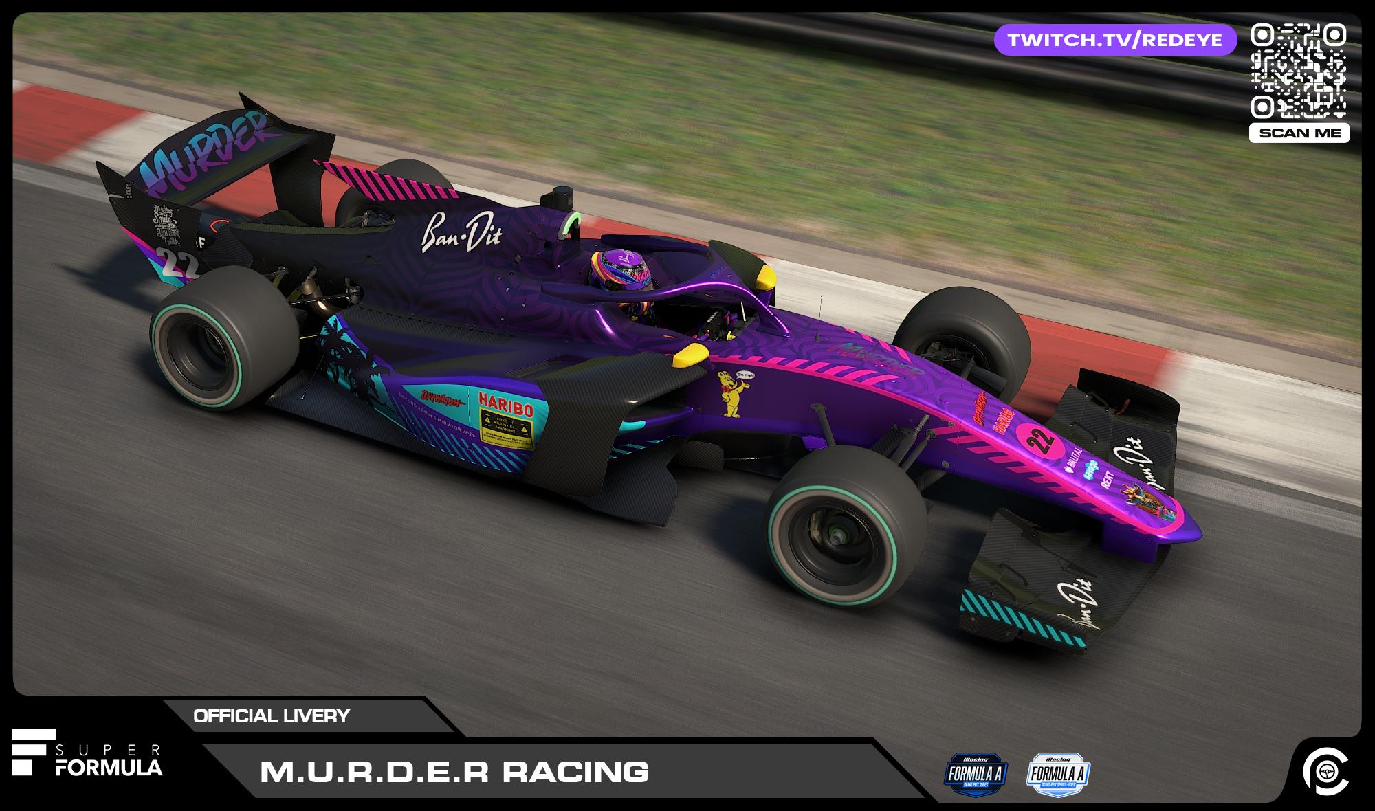 Preview of 2025 M.U.R.D.E.R Racing official SF23 by Paul R Chaloner