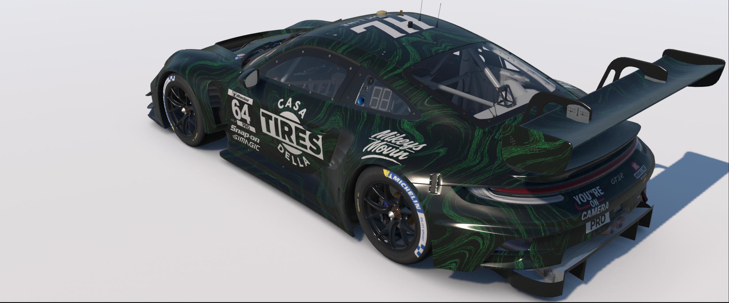 Preview of Casa Della Tires Porsche 911 GT3 R Green edition  by Bryan D M.