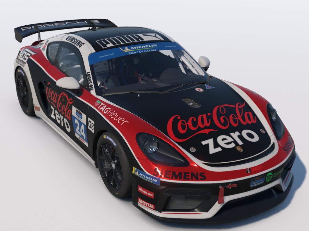 Preview of Coca Cola Zero Porsche 718 Cayman GT4 Clubsport MR by Ronald Lawson2