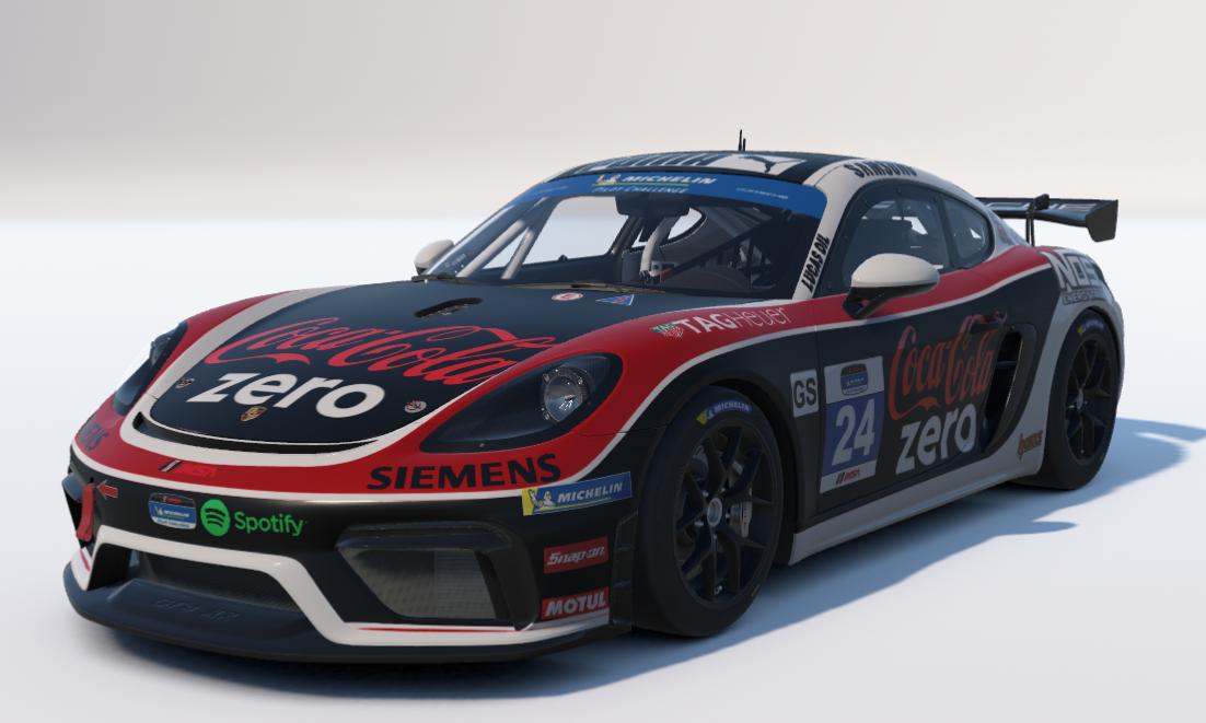 Preview of Coca Cola Zero Porsche 718 Cayman GT4 Clubsport MR by Ronald Lawson2