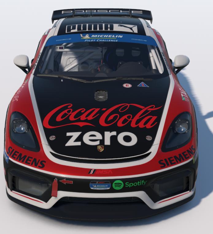 Preview of Coca Cola Zero Porsche 718 Cayman GT4 Clubsport MR by Ronald Lawson2