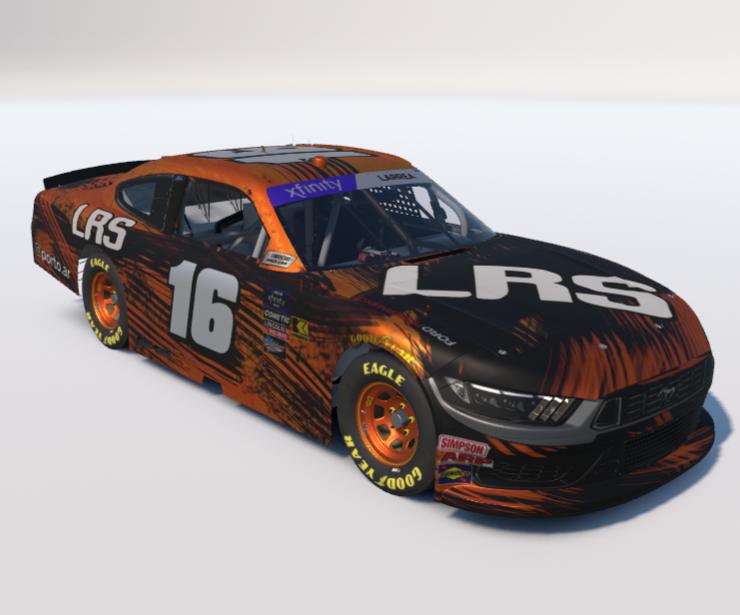Preview of Ford Mustang Xfinity LRS 2025 by Rodrigo Larrea