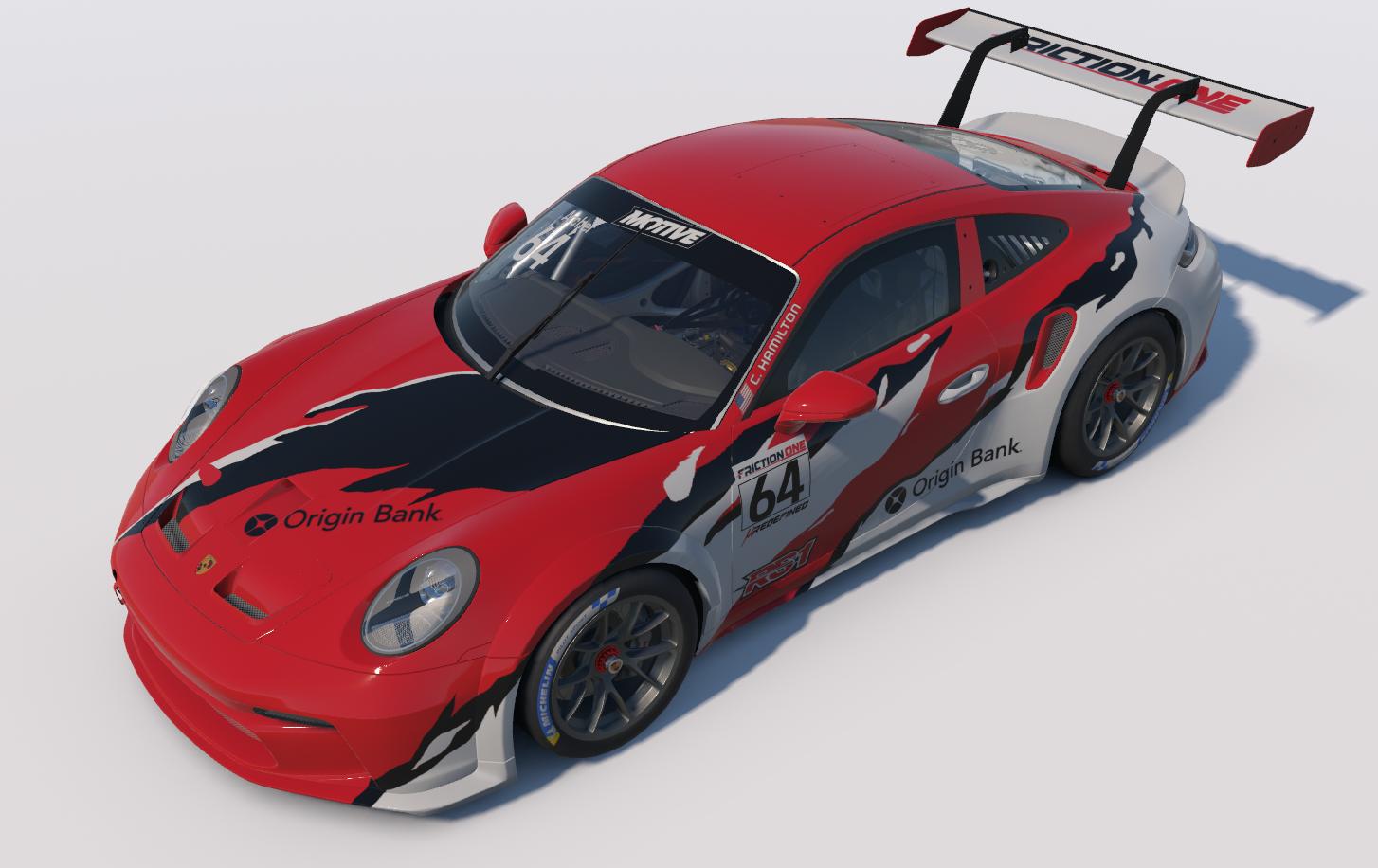 Preview of Chris Hamiltons paint from his old Porsche 997.2 Cup car by Keith Archer