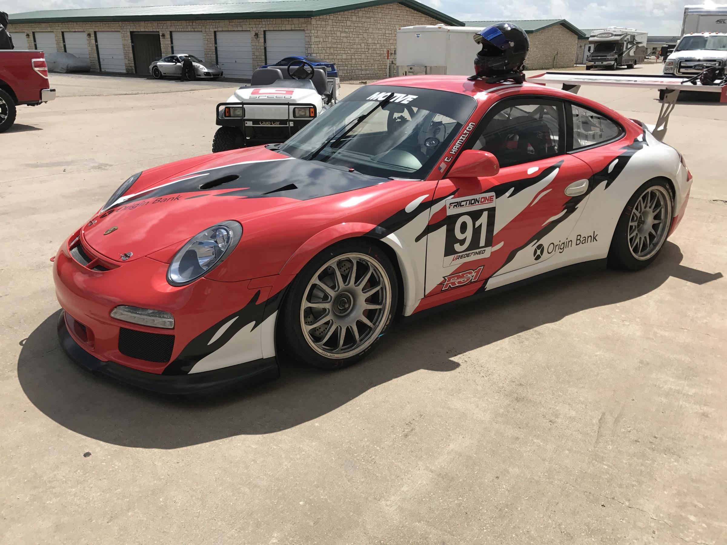 Preview of Chris Hamiltons paint from his old Porsche 997.2 Cup car by Keith Archer