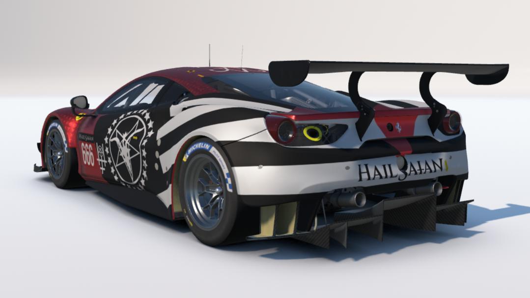 Preview of "HAIL SAtAN" RD Ferrari 488 GTE by Carson C.