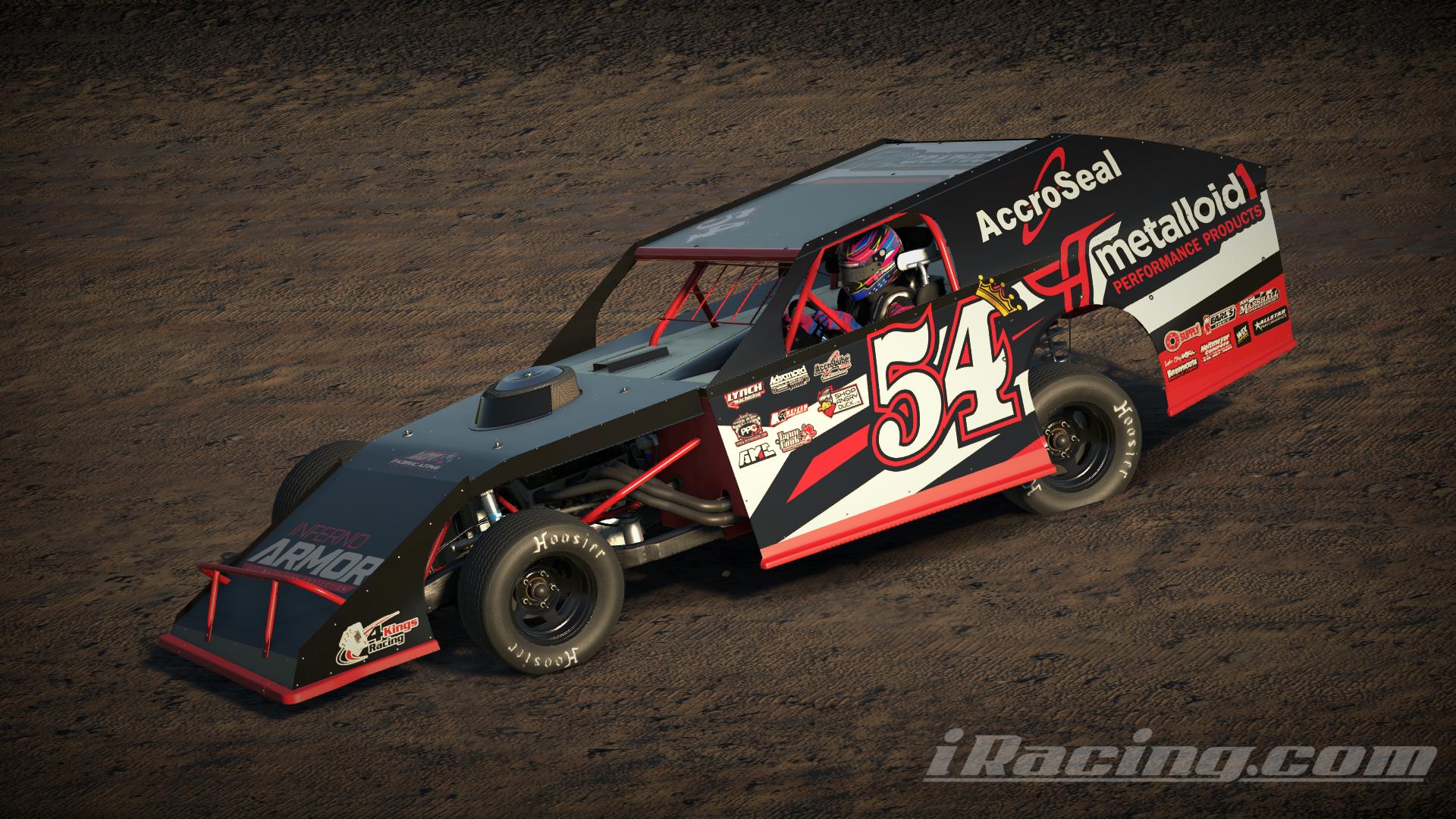 Preview of 4 Kings Racing 2025 iRacing UMP Modified 54 by Manix Furqueron