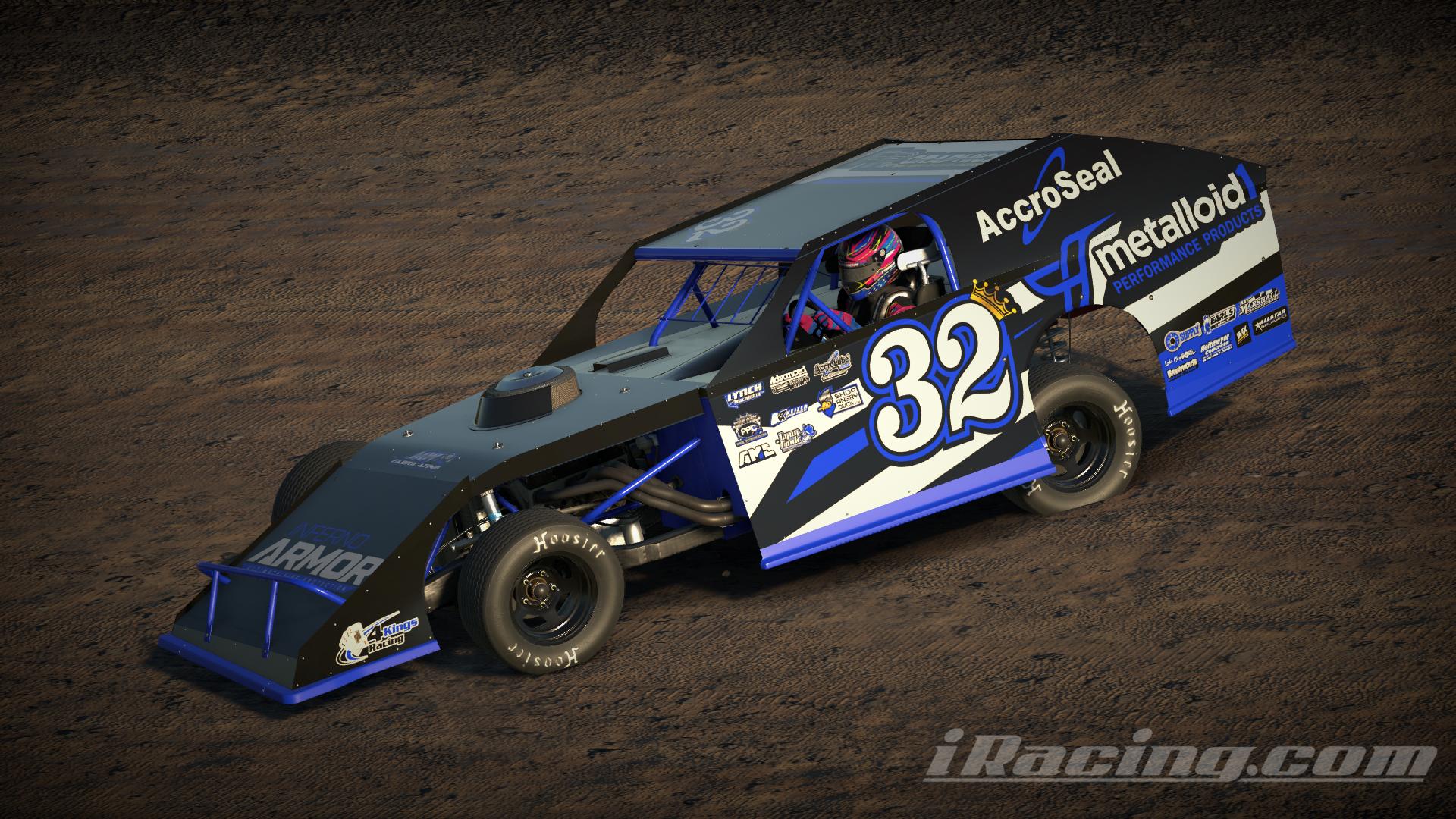 Preview of 4 Kings Racing 2025 iRacing UMP Modified 32 by Manix Furqueron