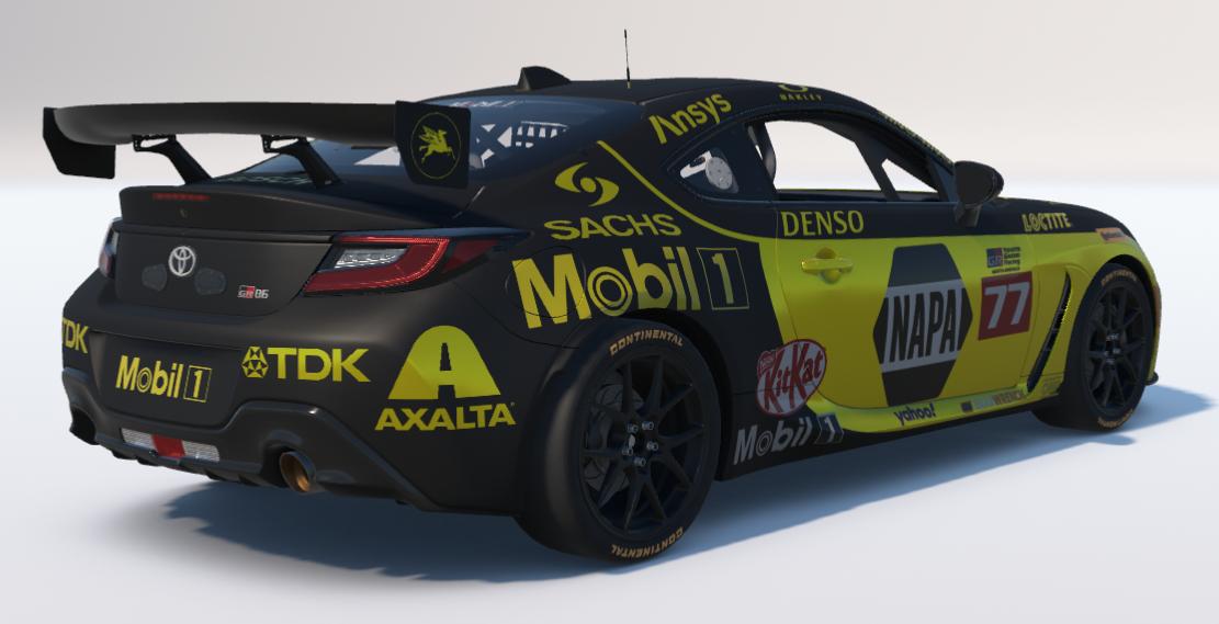 Preview of Neon Yellow Napa Auto Parts Toyota GR86 by Ronald Lawson2