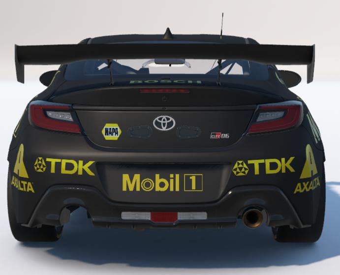 Preview of Neon Yellow Napa Auto Parts Toyota GR86 by Ronald Lawson2