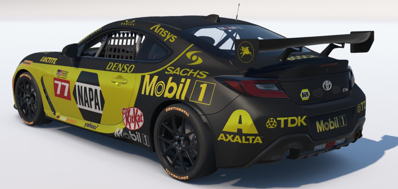 Preview of Neon Yellow Napa Auto Parts Toyota GR86 by Ronald Lawson2