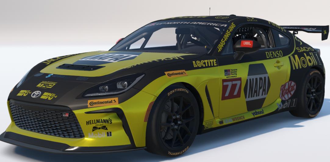 Preview of Neon Yellow Napa Auto Parts Toyota GR86 by Ronald Lawson2