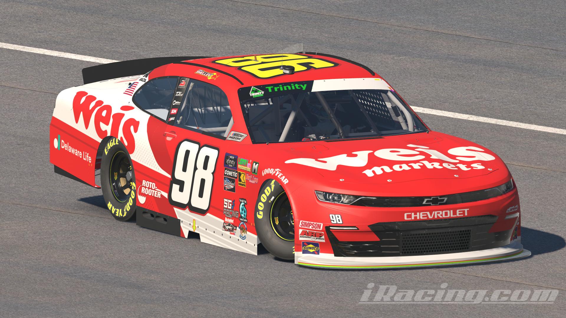 Preview of BED Xfinity Camaro 2025 Weis Trinity copy by Justin Sipes