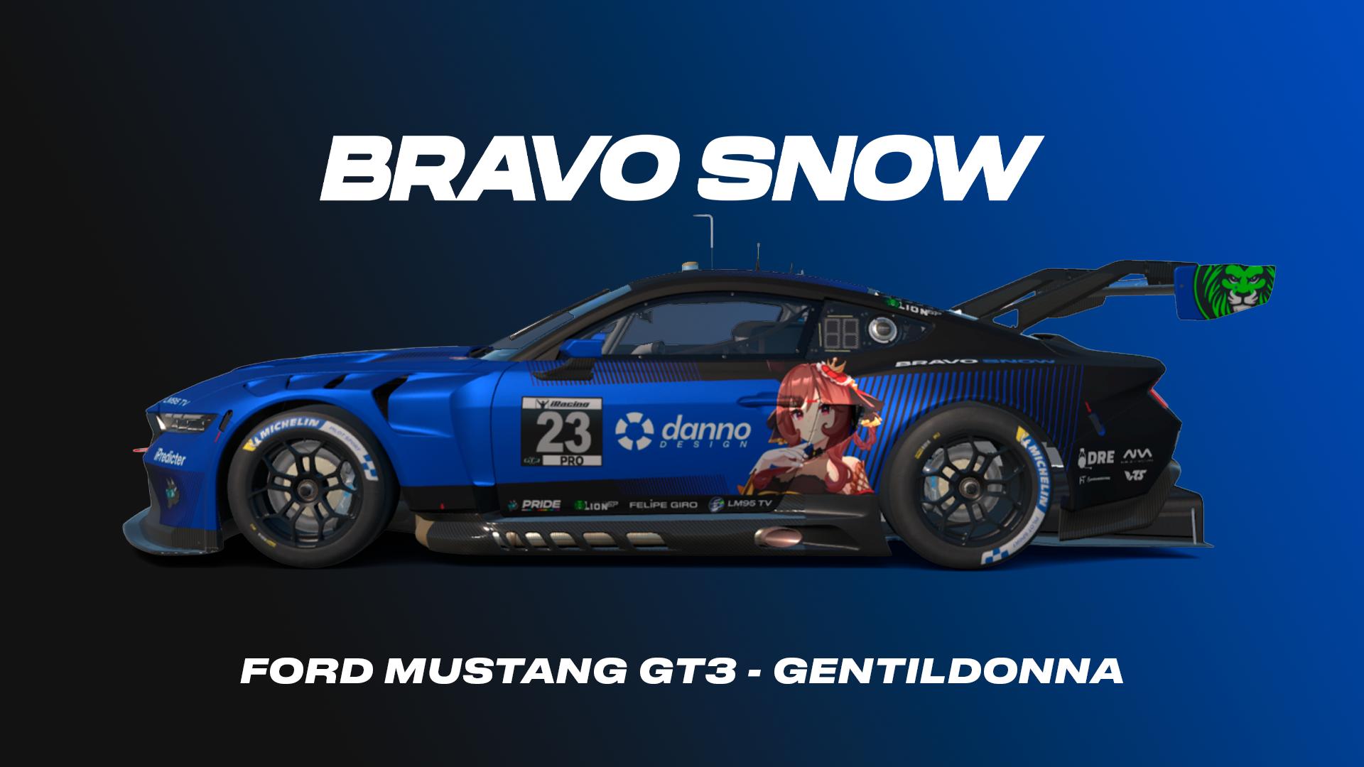 Preview of Bravo Snow | Ford Mustang GT3 by Danilo Vaz