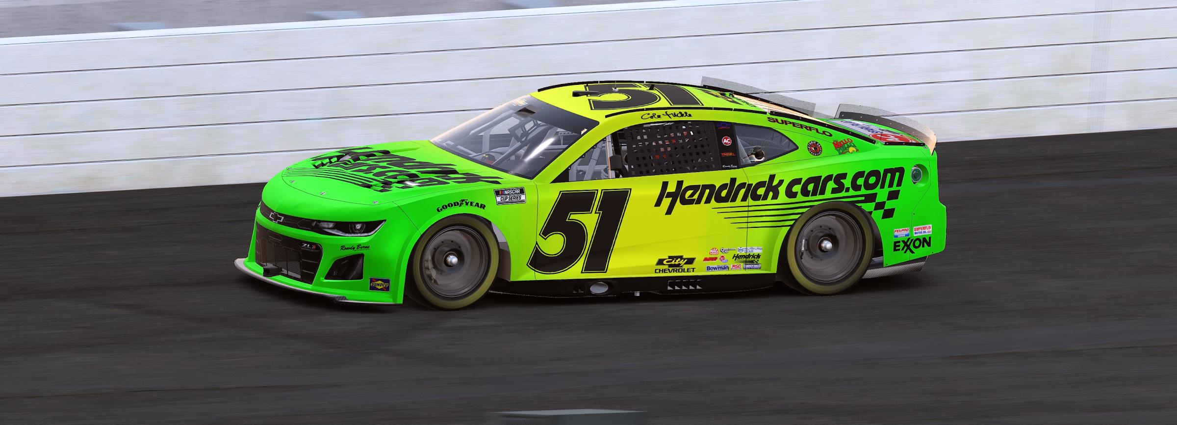 Preview of Sim-Stamped Hendrickcars.com City Chevrolet by Wes Fuller