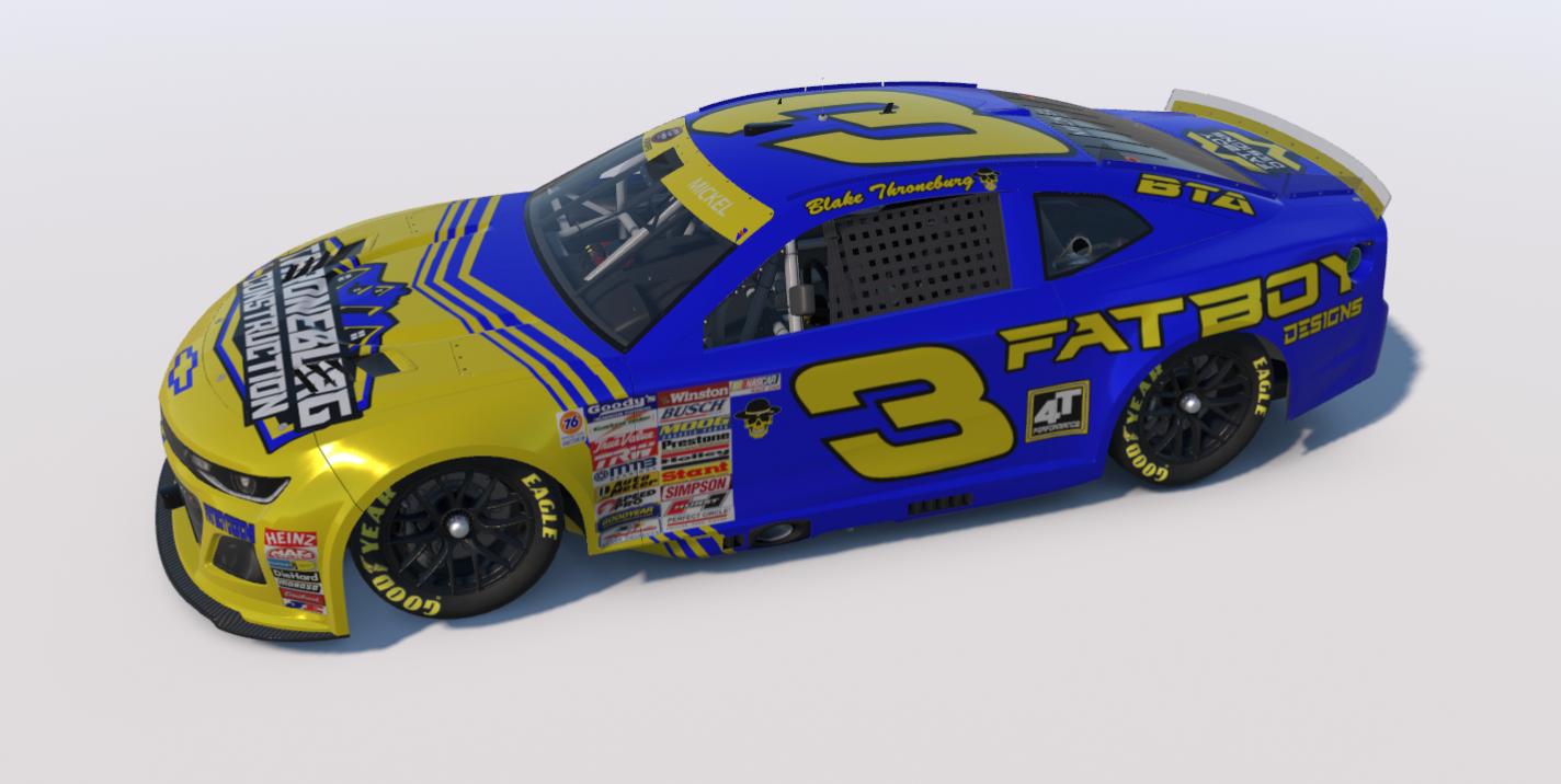 Preview of Blake Dale 1985 Throwback Chevrolet Next Gen playoff banner version by Brant Mickel