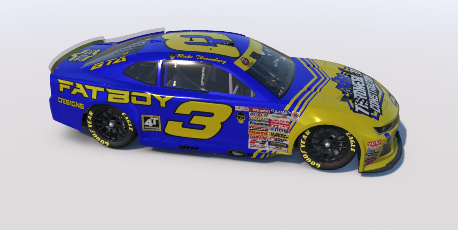 Preview of Blake Dale 1985 Throwback Chevrolet Next Gen playoff banner version by Brant Mickel