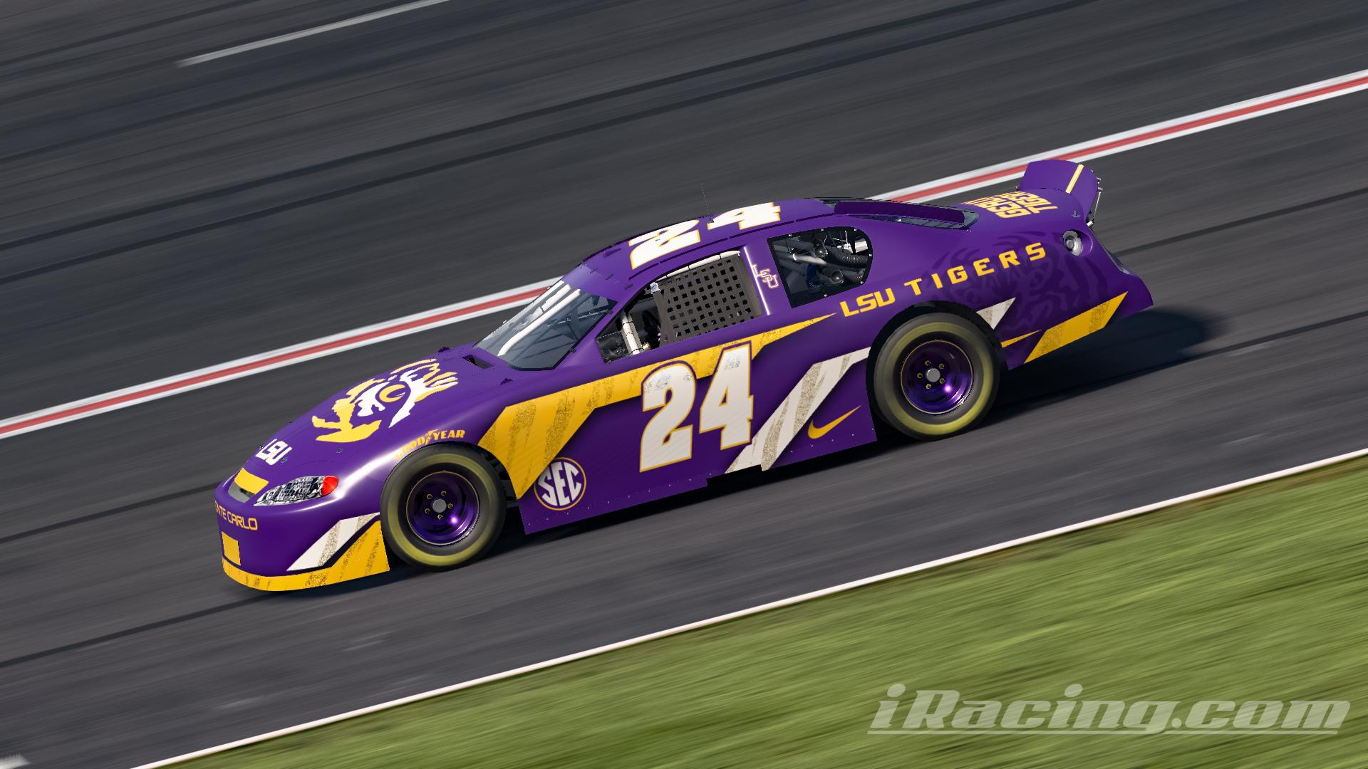 Preview of LSU Tigers Monte Carlo SS by Julio N.