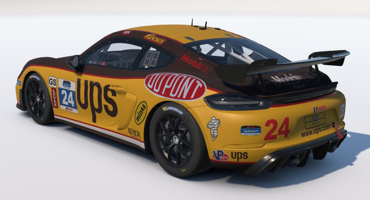 Preview of UPS United Parcel Service Porsche 718 Cayman GT4 by Ronald Lawson2