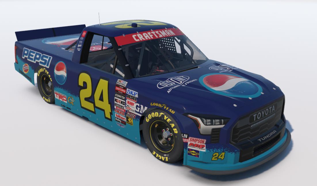 Preview of Pepsi Throwback NASCAR Truck Toyota Tundra TRUCK by Ronald Lawson2