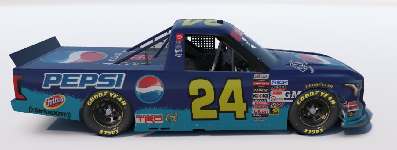 Preview of Pepsi Throwback NASCAR Truck Toyota Tundra TRUCK by Ronald Lawson2