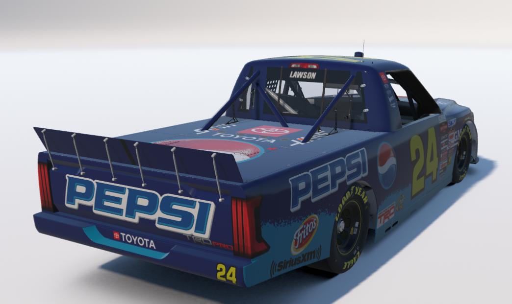 Preview of Pepsi Throwback NASCAR Truck Toyota Tundra TRUCK by Ronald Lawson2