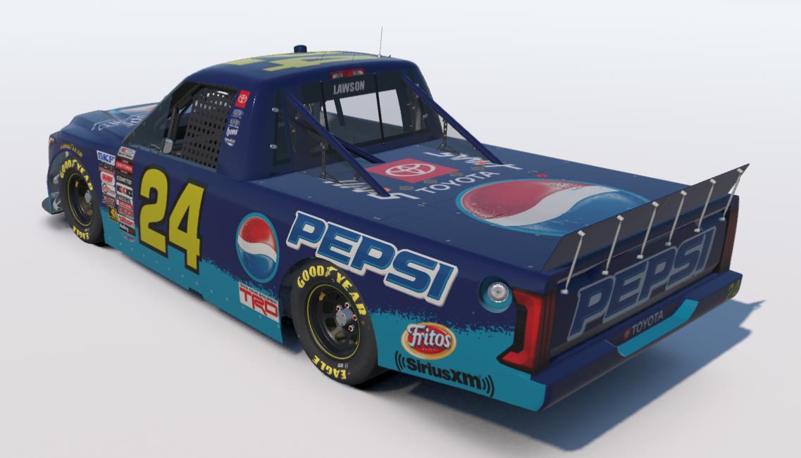Preview of Pepsi Throwback NASCAR Truck Toyota Tundra TRUCK by Ronald Lawson2
