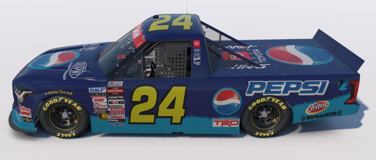 Preview of Pepsi Throwback NASCAR Truck Toyota Tundra TRUCK by Ronald Lawson2