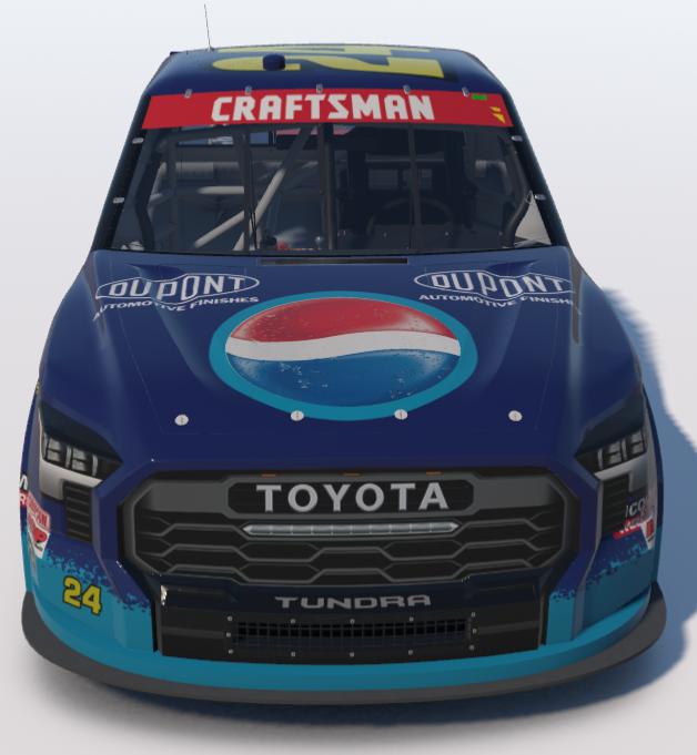Preview of Pepsi Throwback NASCAR Truck Toyota Tundra TRUCK by Ronald Lawson2
