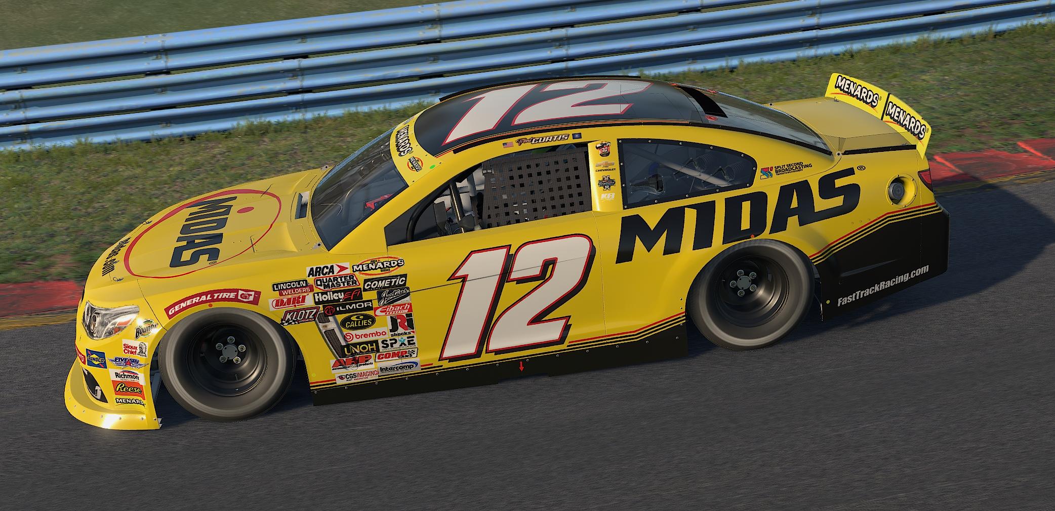 Preview of Trent Curtis -- #12 Midas of Geneva Chevy SS by Keith Black
