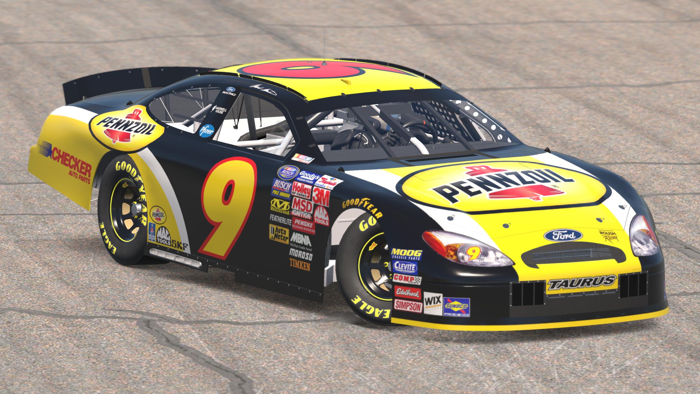 Preview of 2004 Mark Martin Pennzoil Busch Series Ford Taurus (Custom Numbers - Stockcar) by Tom W.