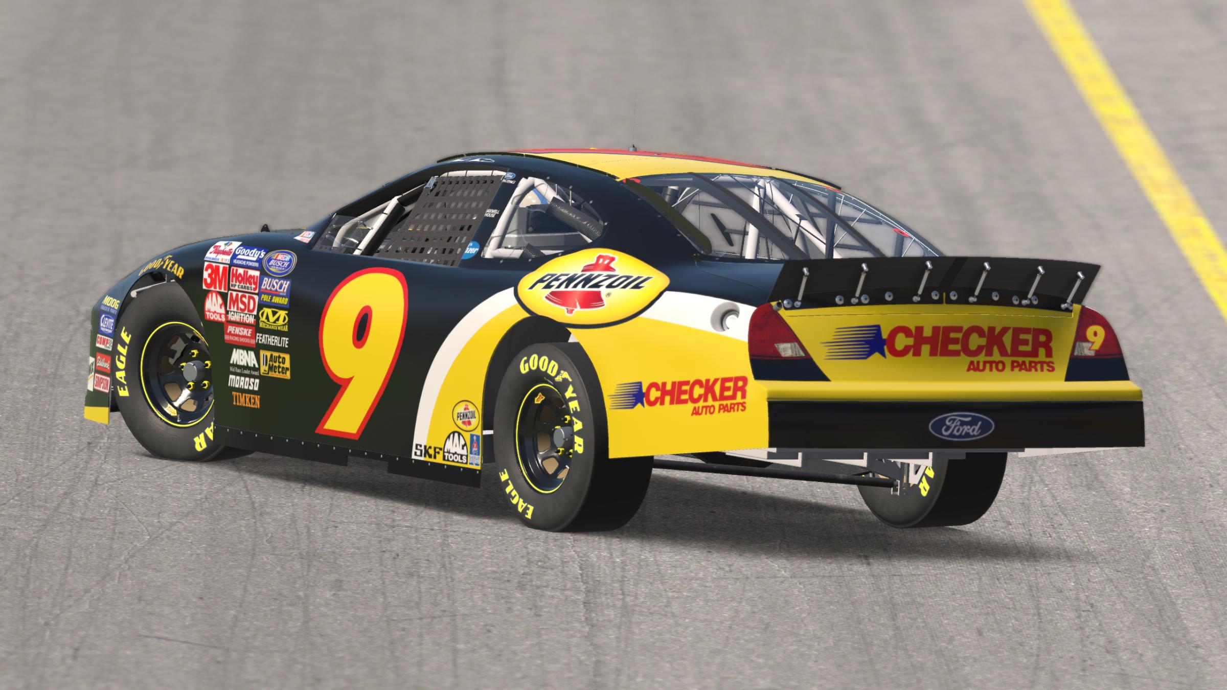 Preview of 2004 Mark Martin Pennzoil Busch Series Ford Taurus (Sim-Stamped - Superspeedway) by Tom W.