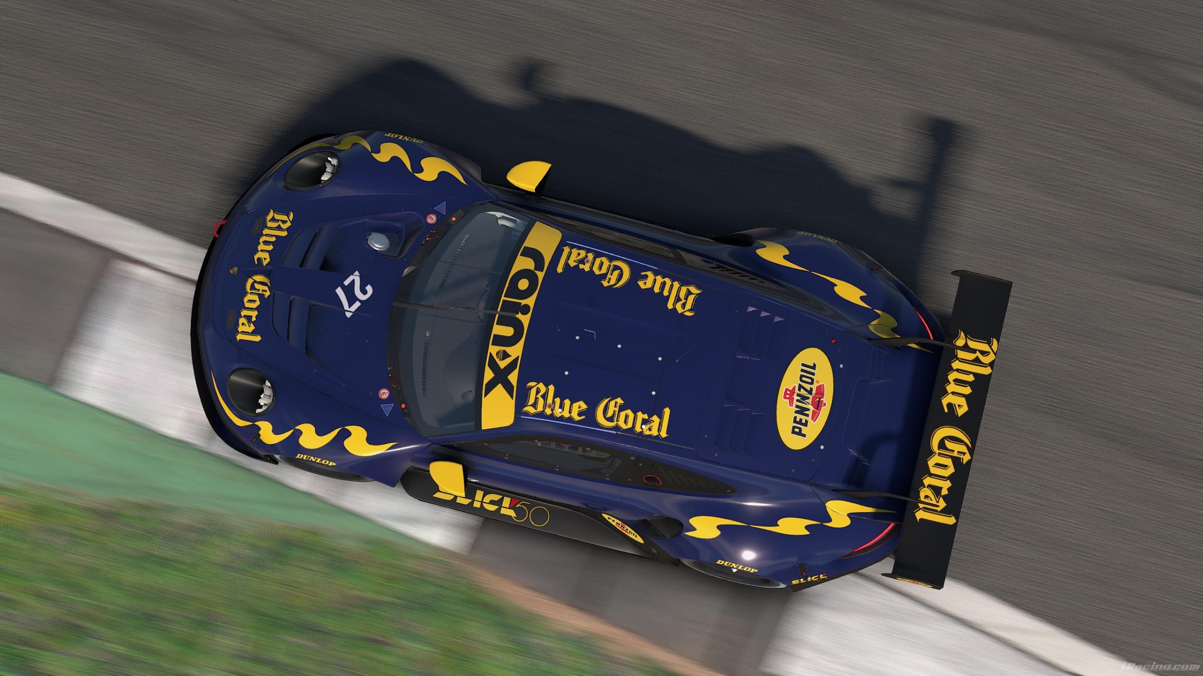 Preview of 1990s Blue Coral Porsche for the RSR by Paul R Chaloner