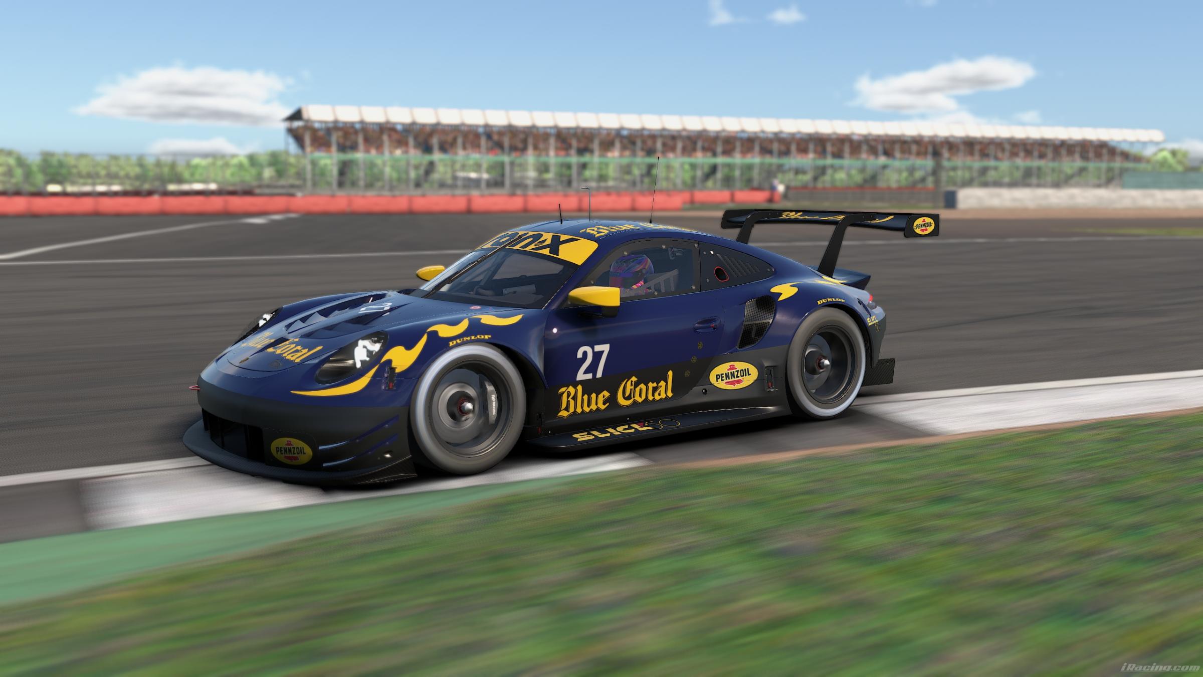Preview of 1990s Blue Coral Porsche for the RSR by Paul R Chaloner