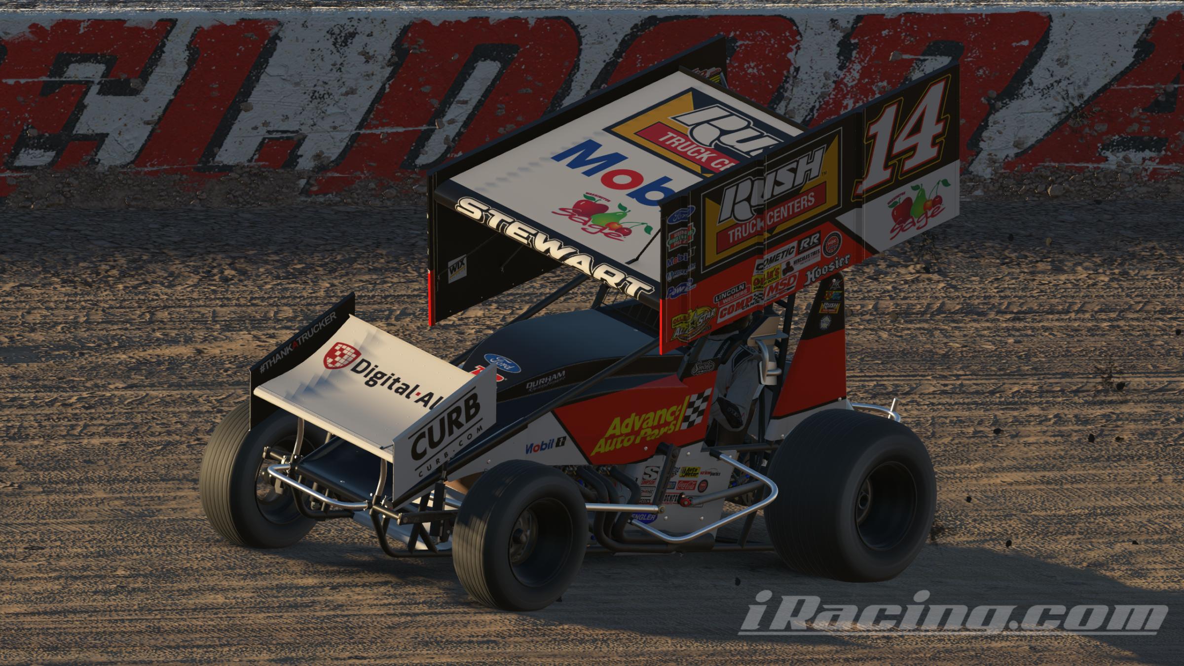 Preview of 2020 Tony Stewart #14 ASCoC Sprint Car by Mathew Kiechle