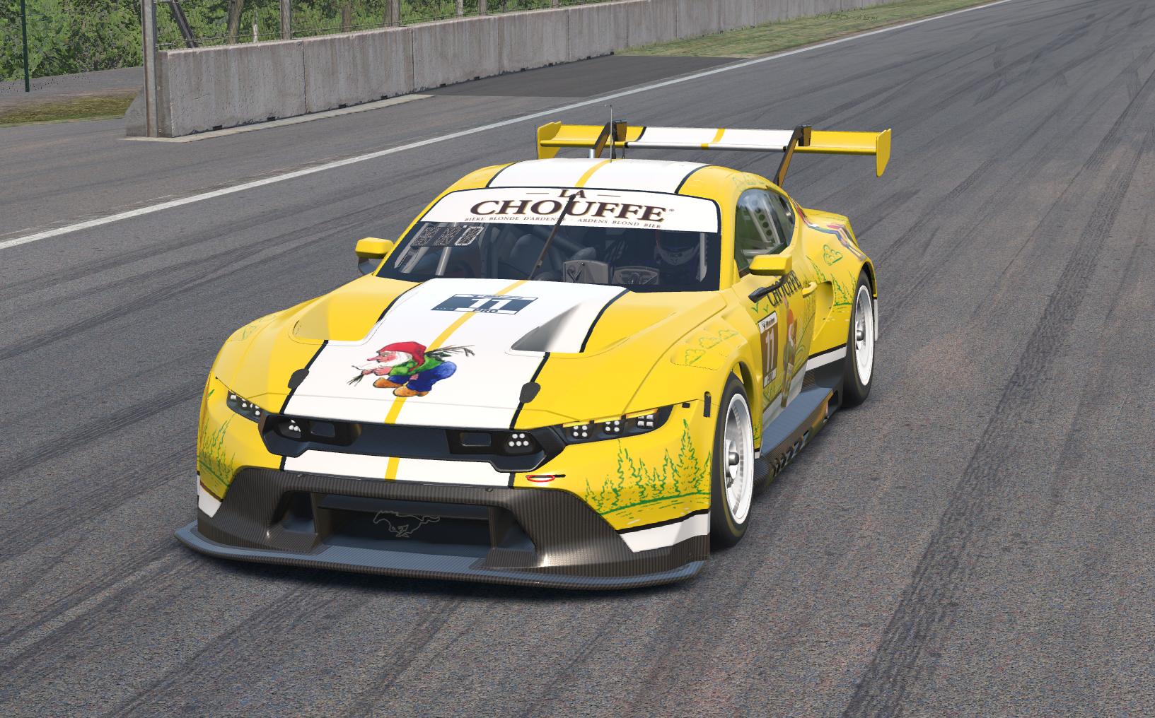 Preview of Ford Mustang GT3 - La Chouffe by Dennis Van Der Meeren