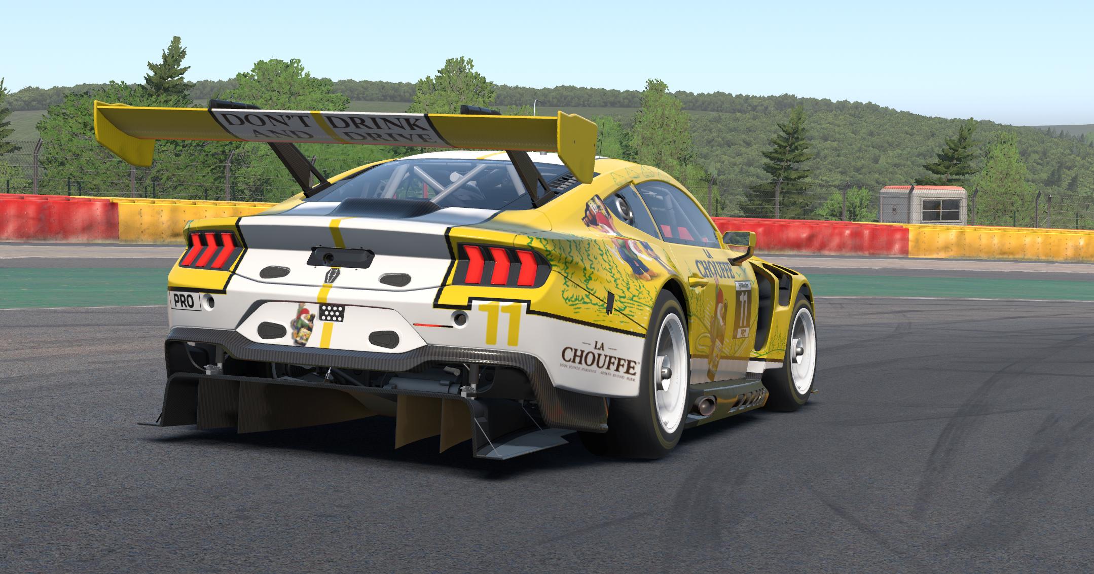 Preview of Ford Mustang GT3 - La Chouffe by Dennis Van Der Meeren