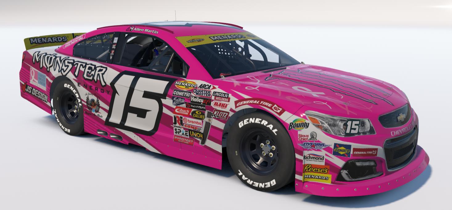 Preview of #15 Monster Energy Breast Cancer Awarness Chevy SS by Jordan S.