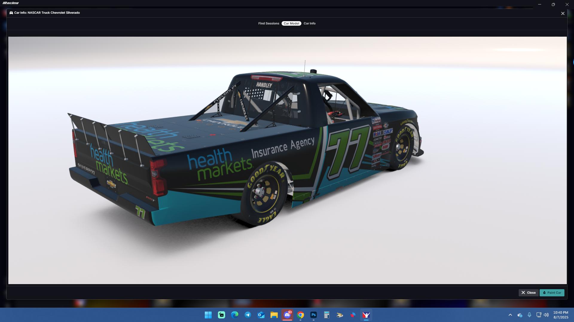 Preview of #77 - Wyatt Thompson - THDesigns - 2025 Prestige Truck Series by Teejay Handley