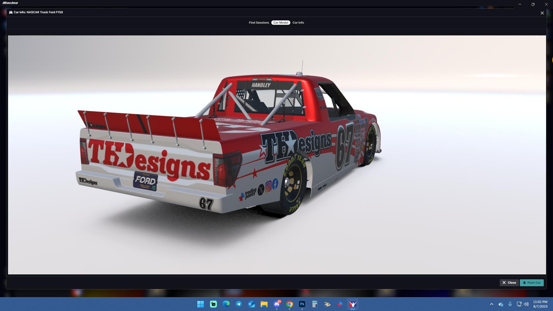 Preview of #67 - Connor Martucci - THDesigns - 2025 Prestige Truck Series by Teejay Handley