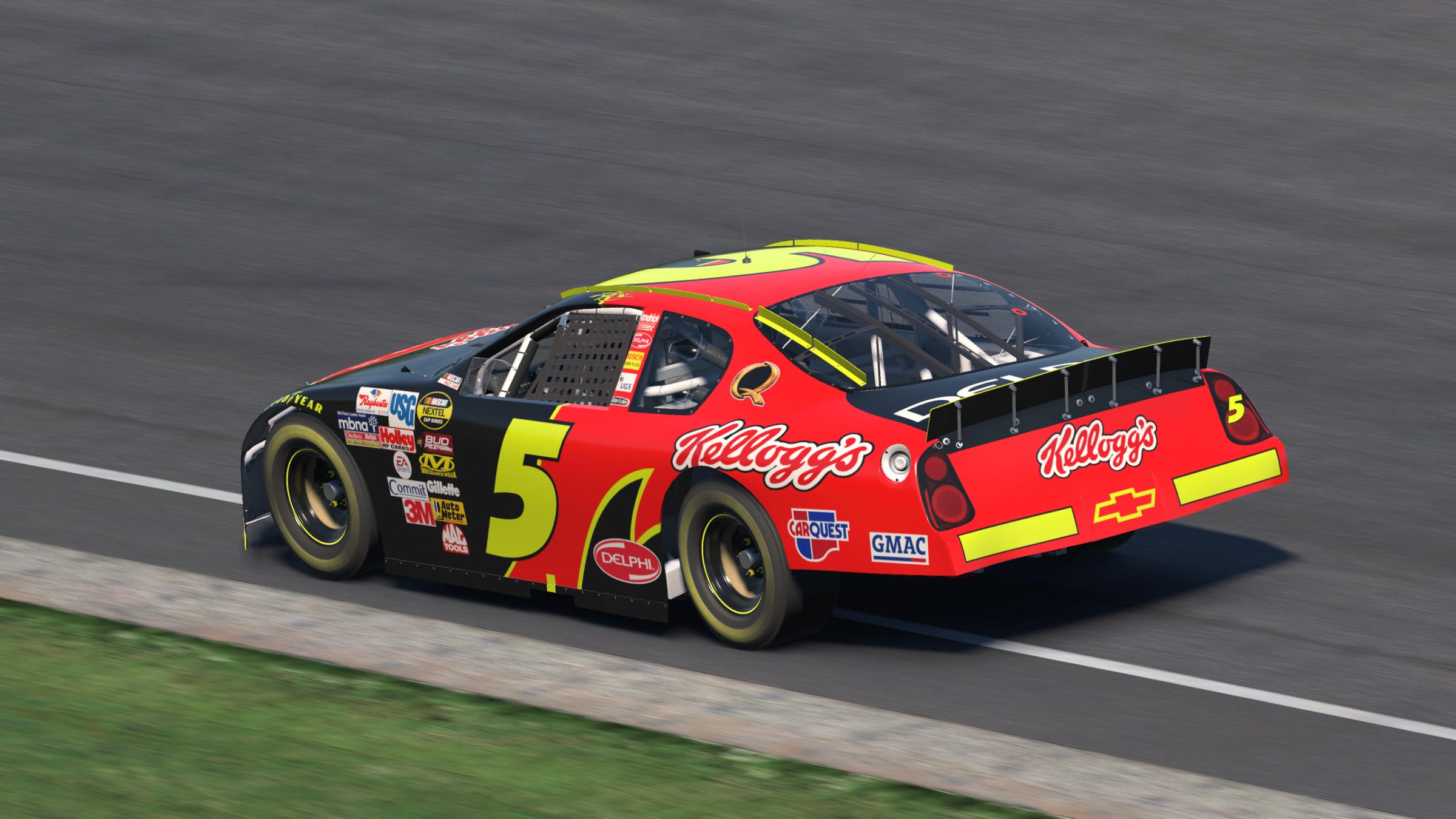 Preview of Kyle Busch #5 2005 Kelloggs/Delphi Chevy Monte Carlo by Evan Lach