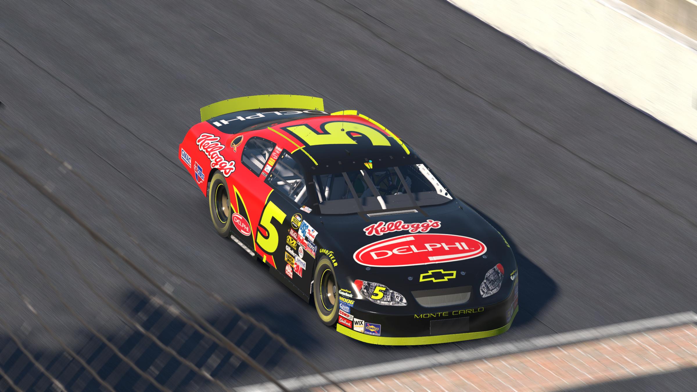 Preview of Kyle Busch 2005 Kelloggs/Delphi Chevy Monte Carlo *SIM STAMPED* by Evan Lach