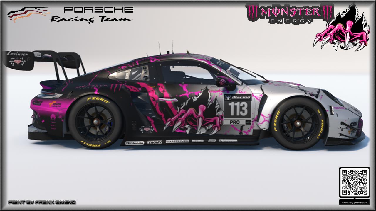 Preview of Pink Monster Porsche 992r GT3 by Frank Amend