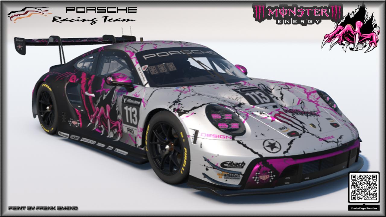 Preview of Pink Monster Porsche 992r GT3 by Frank Amend