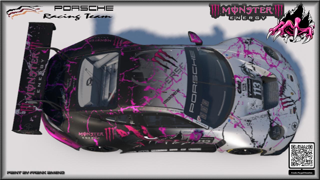 Preview of Pink Monster Porsche 992r GT3 by Frank Amend